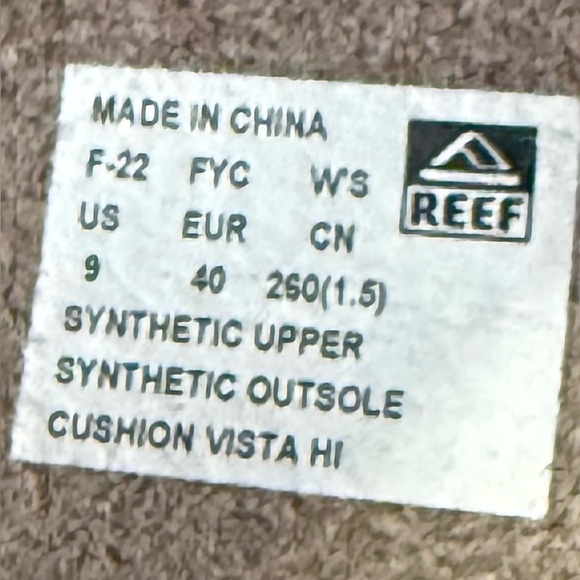 Reef Cushion Vista Hi Platform Sandals Women’s Size 9 - Picture 8 of 8